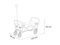 Bollerwagen AB100 faltbar Rot*AXI New
