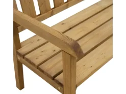 Gartenbank Charlotte 2-Sitzer Holz Braun 110 cm*AXI New