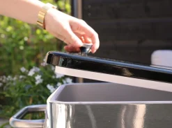 AXI Kühlboxen|Kühlwagen Retro Edelstahl 76 l