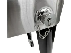 AXI Kühlboxen|Kühlwagen Retro Edelstahl 76 l