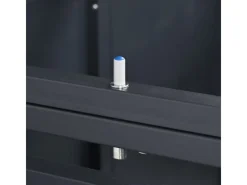 Mülltonnenbox Lucas Metall 240 l Anthrazit/Holzoptik*AXI Hot