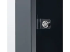 Mülltonnenbox Lucas Metall 240 l Anthrazit/Holzoptik*AXI Hot