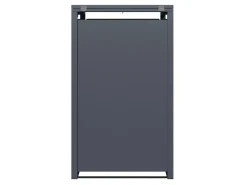 Mülltonnenbox Lucas Metall 240 l Anthrazit/Holzoptik*AXI Hot