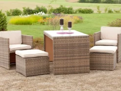 Balkonmöbel Lounge-Set Merano 11-teilig mit Sitzkissen*Merxx New