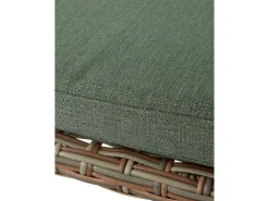 Lounge-Gartenmöbel|Balkonmöbel-Set Aliceville 3-teilig Polyrattan Grün-Grau