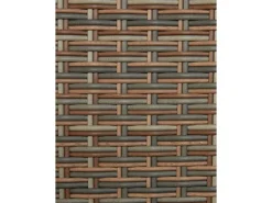 Lounge-Gartenmöbel|Balkonmöbel-Set Aliceville 3-teilig Polyrattan Grün-Grau