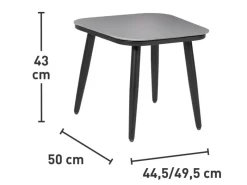 Lounge-Gartenmöbel|Balkonmöbel-Set Aliceville 3-teilig Polyrattan Grün-Grau
