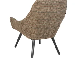 Lounge-Gartenmöbel|Balkonmöbel-Set Aliceville 3-teilig Polyrattan Grün-Grau