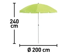 Sonnenschirme|Balkonschirm Toluca Ø 200 cm mit Push-Up-Funktion