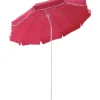 Sonnenschirme|Balkonschirm Toluca Ø 200 cm Rosa-Rot mit Push-Up-Funktion
