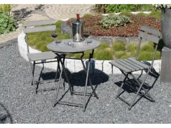 Balkon-Set Lugo 3-tlg. Grau*Garden Pleasure Best