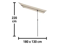 Balkonsichtschutz 180 cm x 130 cm Beige* Clearance