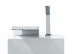 BASERA Wasserpumpe|® Indoor Eck-Whirlpool Badewanne Maui Premium 130 x 130 cm