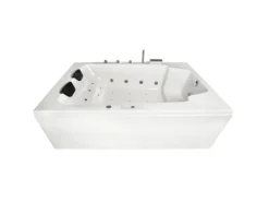 BASERA Outdoor Whirlpools|® Indoor Whirlpool Badewanne XXL Milos 2 Personen Classic 190 x 120 cm