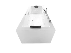 BASERA Outdoor Whirlpools|® Indoor Whirlpool Badewanne Naxos Classic 140 x 75 cm