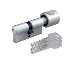 Basi Mülltonnenboxen|- BM - Profil-Knaufzylinder - K35/30 mm - Verschiedenschließend