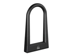 - Zweiradschloss - ZR 316 - Bügelschloss mit 2 Schlüsseln - Hoher Bügel - Stahlbügel 13 mm - Vinylummantelung - 6990-0316*Basi Best