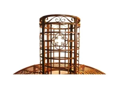 Baumbank aus Metall Bronze 102 x 121 x 121 cm*Garden Pleasure Discount