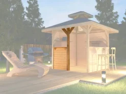 Bausatz Treseneingang Natur für Pavillon Gartenoase 651 Gr. 3*Weka Best