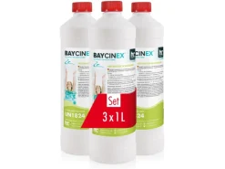 BAYCINEX Poolreinigung|Härtestabilisator zur Kalkvermeidung 3 x 1l