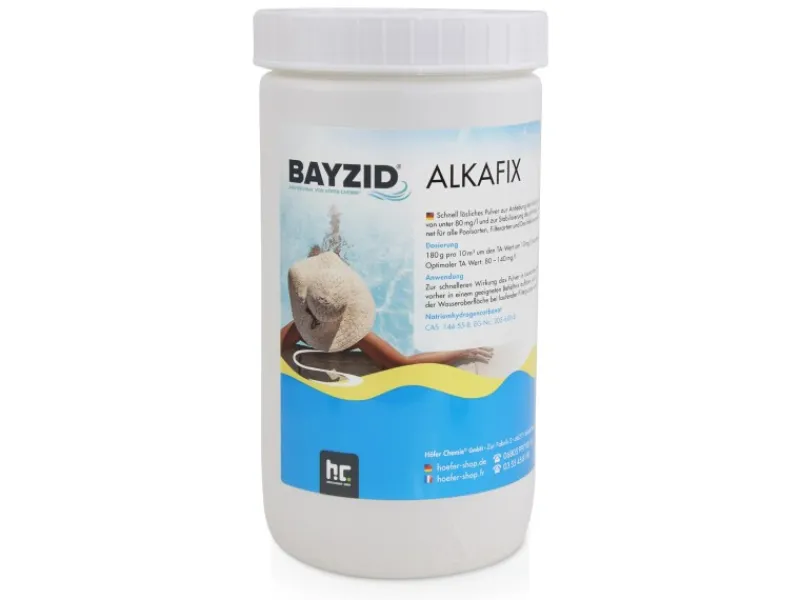 Bayzid Poolpflege|Alkafix zur Anhebung der Alkalinität TA 4 x 1kg