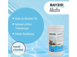 Bayzid Poolpflege|Alkafix zur Anhebung der Alkalinität TA 4 x 1kg