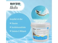 Bayzid Poolpflege|Alkafix zur Anhebung der Alkalinität TA 4 x 1kg