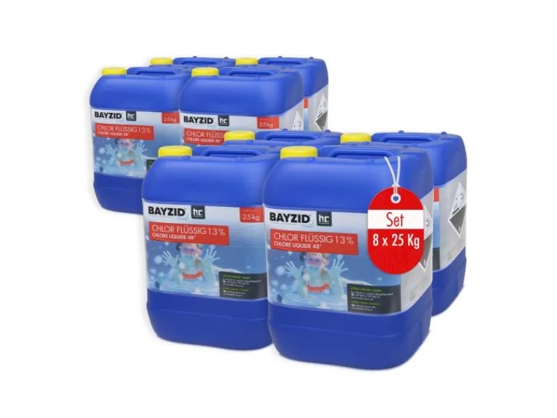 Bayzid Poolpflege|Chlor 13% Flüssig 3 x 25kg