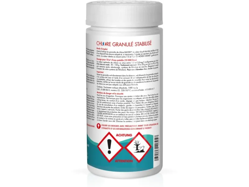 Chlorgranulat für Pools 1kg*Bayzid New
