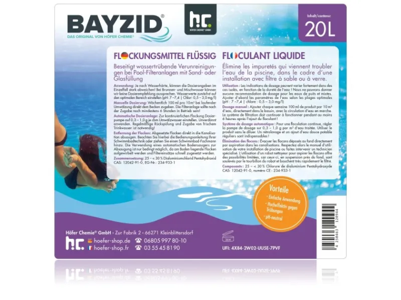 Flockungsmittel Flüssig 20l*Bayzid Discount