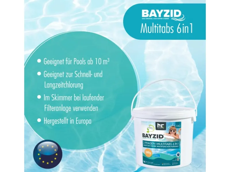 6in1 2-Phasen-Multitabs 200g 12 x 1kg*Bayzid Outlet