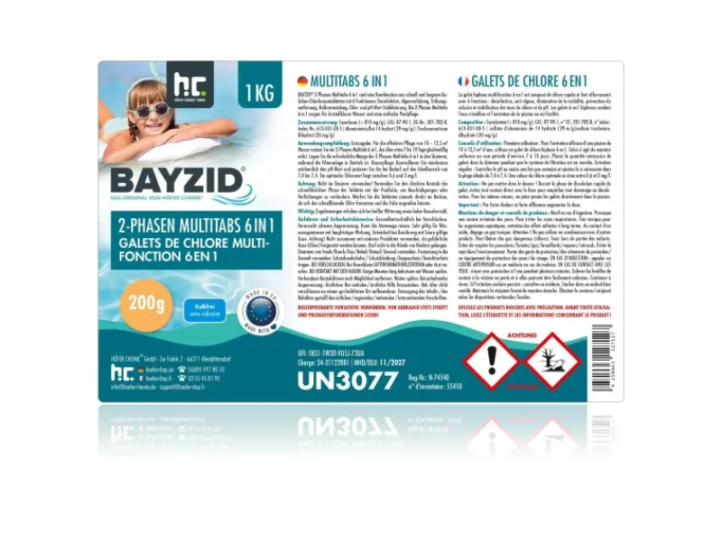 6in1 2-Phasen-Multitabs 200g 12 x 1kg*Bayzid Outlet