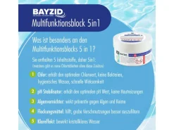 Bayzid Poolpflege|Multiblock 5in1 für Pools 4 x 500g