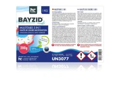 Bayzid Poolpflege|Multitabs 200g 5in1 für Pools 1kg