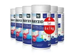 Bayzid Poolpflege|Multitabs 200g 5in1 für Pools 1kg