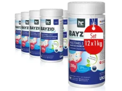 Bayzid Poolpflege|Multitabs 200g 5in1 für Pools 1kg