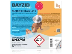 Bayzid Poolpflege|pH Minus Flüssig 14,9% 96 x 5kg