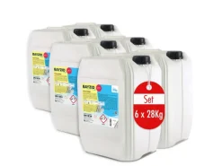 Bayzid Poolpflege|pH Plus Flüssig 6 x 28kg