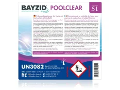 Bayzid Poolreinigung|Poolclear Trübungsbeseitigung für Pool-Filter mit Kartuschen & Filterballs 4 x 5l