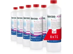 Bayzid Poolreinigung|Poolclear Trübungsbeseitigung für Pool-Filter mit Kartuschen & Filterballs 1l