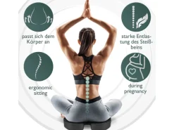 BeauErgo FS Memory Foam Sitzkissen 45x35x7/4*Beautissu