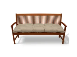 Beautissu Sitzkissen|Gartenstuhlauflagen|Flair BK Bankpolster 120x50x8cm Natur