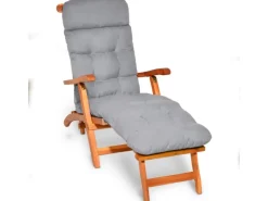 Beautissu Gartenstuhlauflagen|Flair DC Deckchairauflage 200x50x8cm