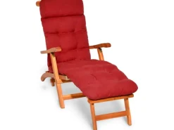 Flair DC Deckchairauflage 200x50x8cm Rot*Beautissu Hot