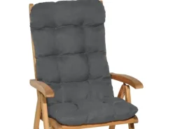 Beautissu Gartenstuhlauflagen|Sitzkissen|Flair HL Hochlehner 120x50x8cm