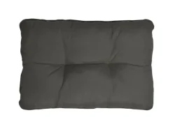 Beautissu Gartenstuhlauflagen|Flair Loungekissen Outdoor Rücken 50x40x12cm