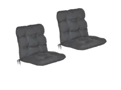 Beautissu Gartenstuhlauflagen|Flair NL Niederlehner 100x50x8cm 2tlg