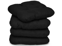 Beautissu Balkonmöbel|Gartenstuhlauflagen|Lisa Stuhlkissen 40x40x8cm 4tlg