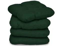 Beautissu Gartenmöbel-Sets|Gartenstuhlauflagen|Lisa Stuhlkissen 40x40x8cm 4tlg