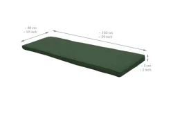 Beautissu Sitzkissen|Loft BK Bankauflage 150x48x5cm